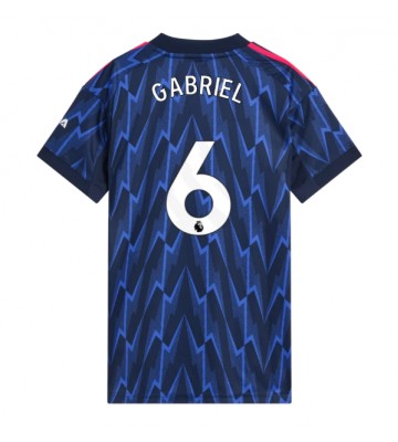 Arsenal Gabriel Magalhaes #6 Udebanetrøje Dame 2025-26 Kortærmet